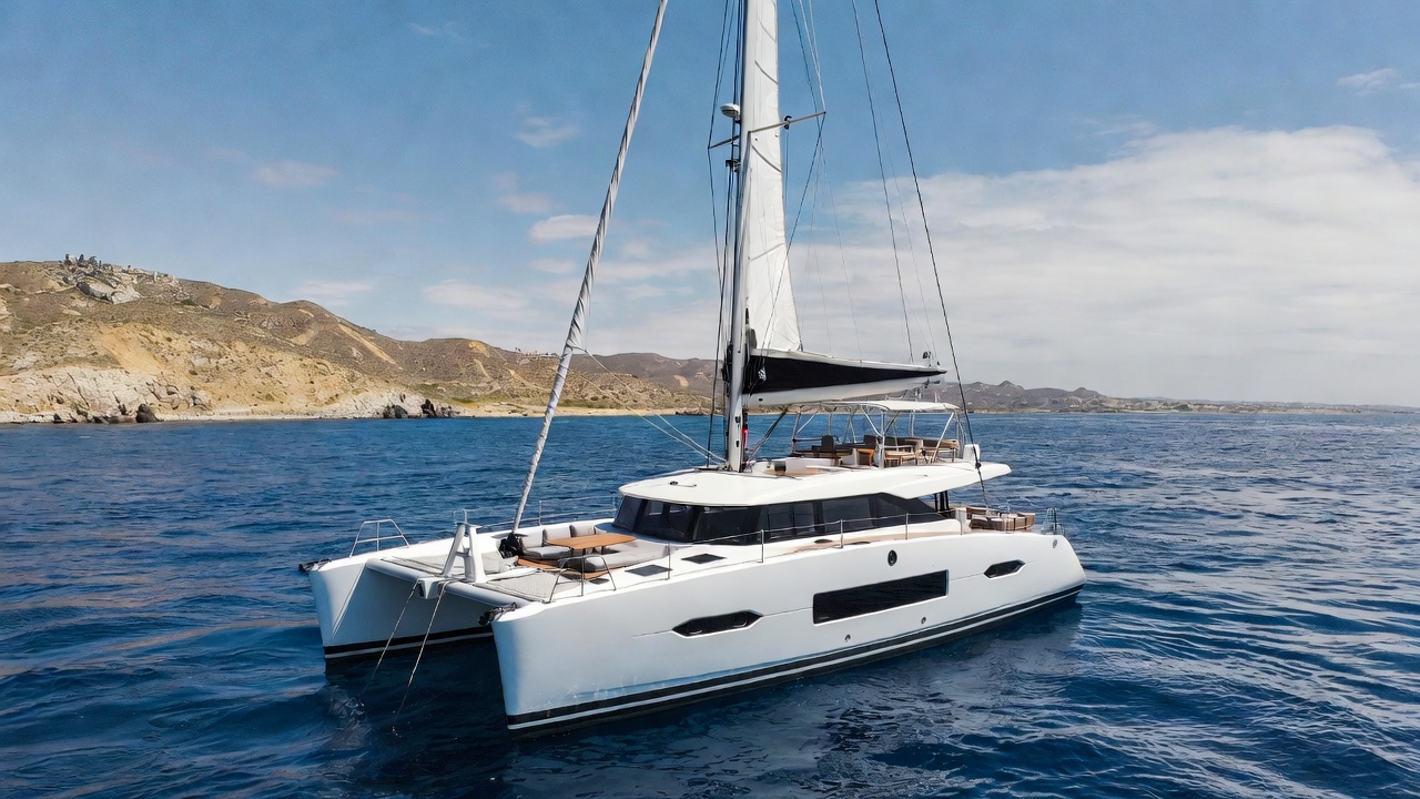 60' Sunreef at sea